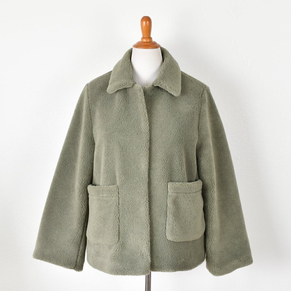 Rebecca Minkoff Harley Wool Teddy Jacket Coat - XL - Picture 1 of 10